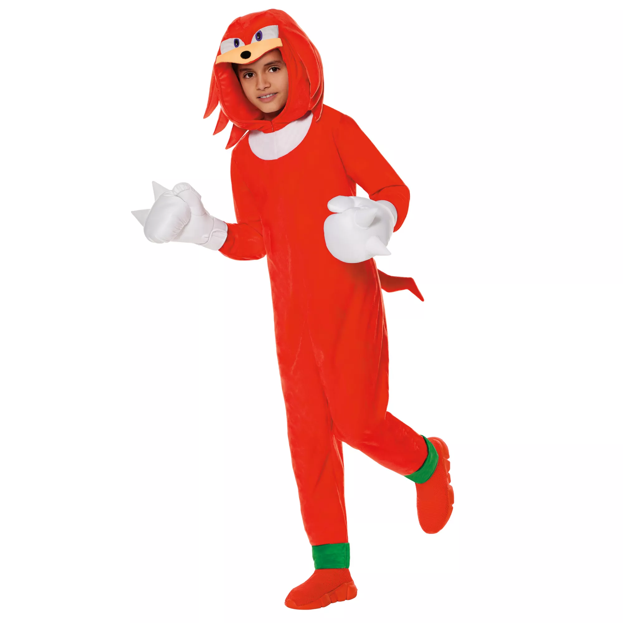 Kids Knuckles Jumpsuit Costume -  Sonic the Hedgehog at Spencer's