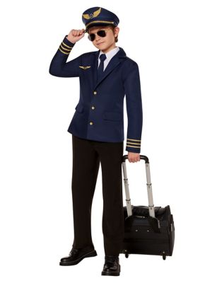 Kids Pilot Costume 