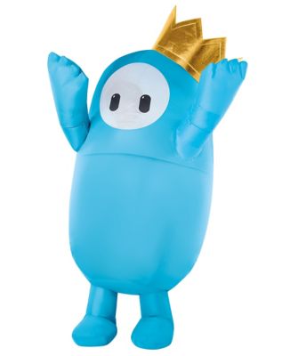 Kids Fall Guys Blue Inflatable Costume