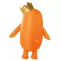 Kids Orange Inflatable Costume - Fall Guys at Spencer's