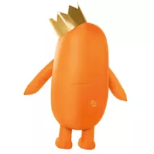 Kids Orange Inflatable Costume - Fall Guys at Spencer's