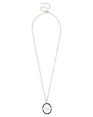 Spinning Wednesday Initial Necklace- Wednesday