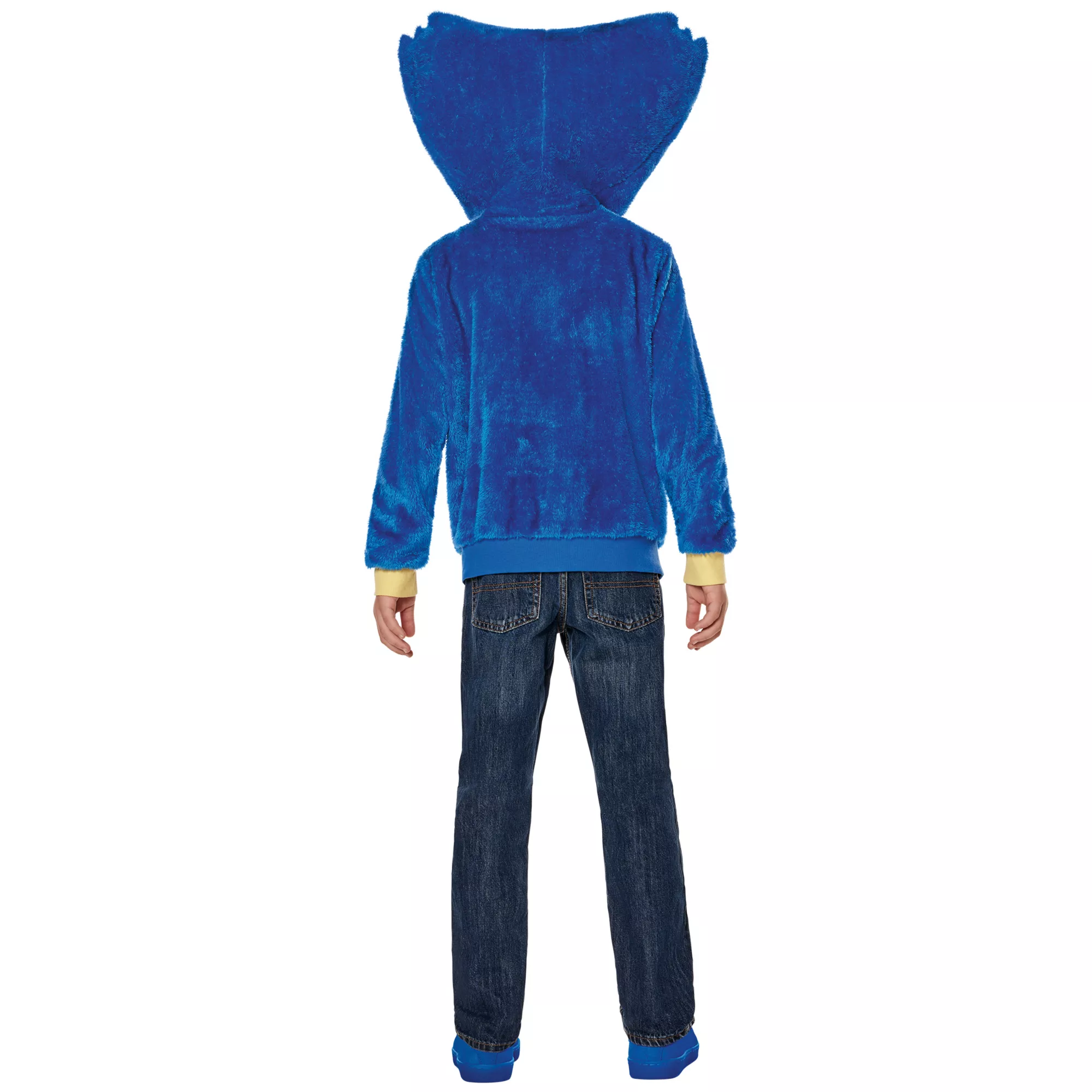 Kids Huggy Wuggy Zip-Up Costume Top - Poppy Playtime at Spencer's