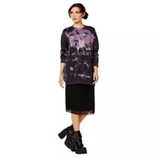 Nevermore Academy Crewneck - Wednesday - Spirithalloween.com