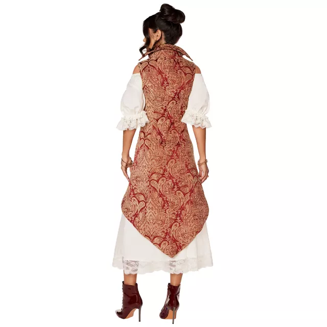Adult Pirate Dress Costume Deluxe, Tan, Medium - Spirit Halloween