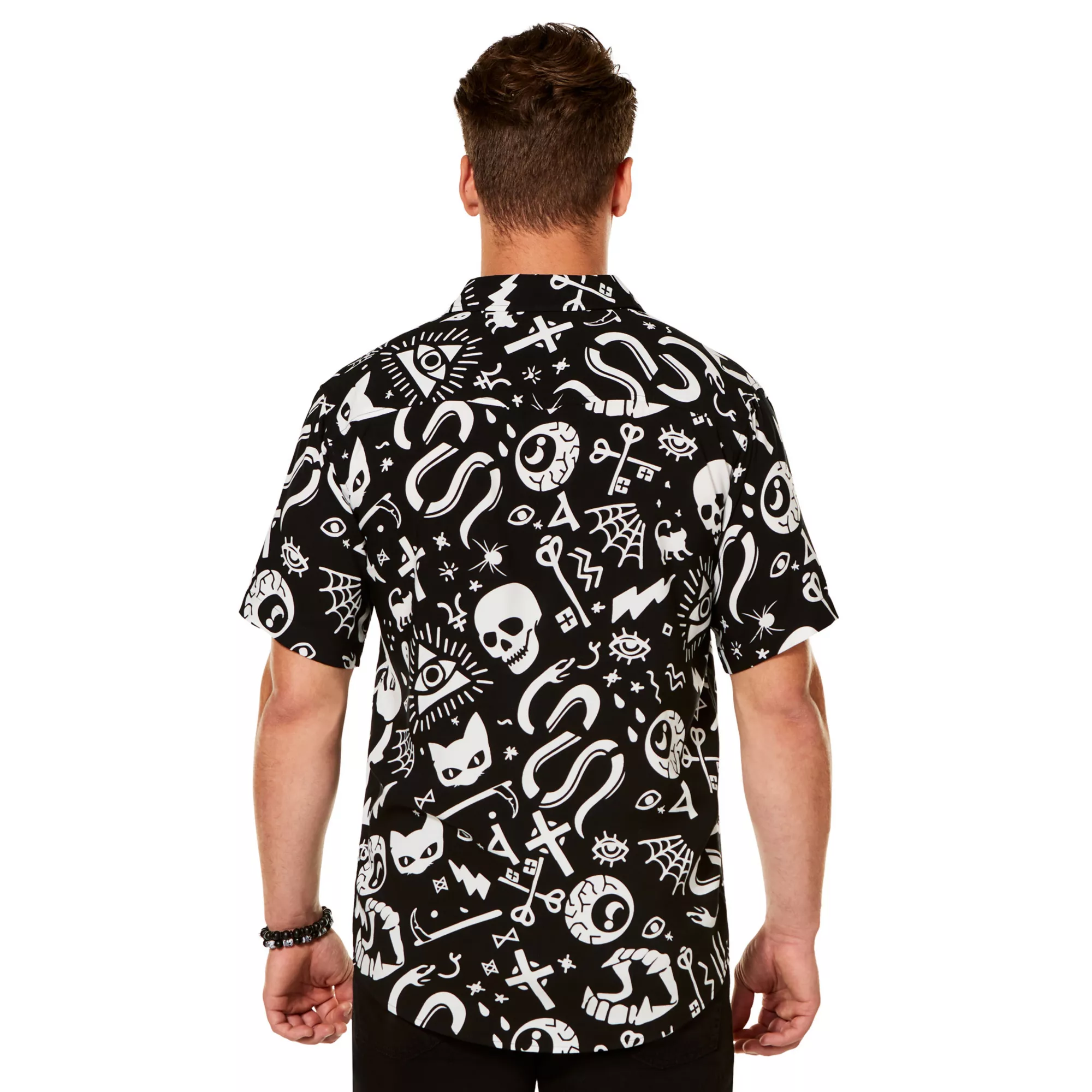 Adult Mystical Icons Button Up Shirt at Spirit Halloween