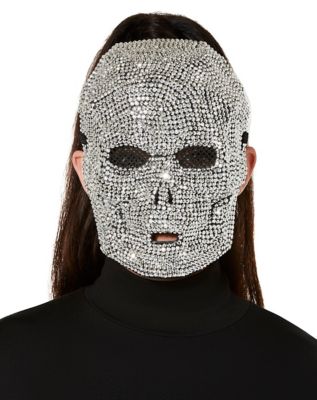 01666569 - Skeleton Rhinestone Half Mask