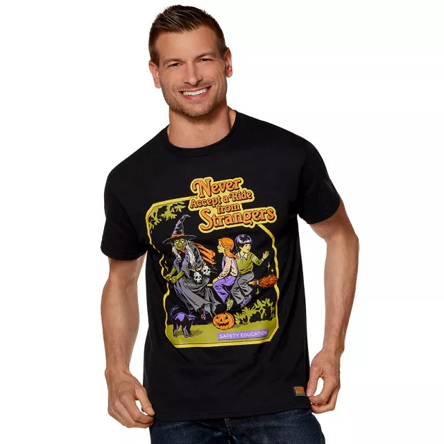 Never Ride With Strangers T Shirt - Steven Rhodes at Spirit Halloween