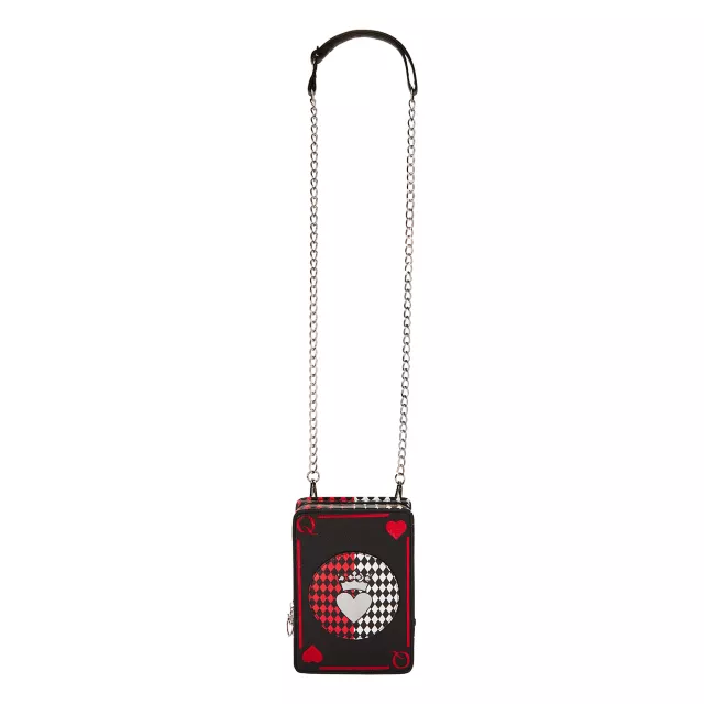 Queen of Hearts Crossbody Bag at Spencer's