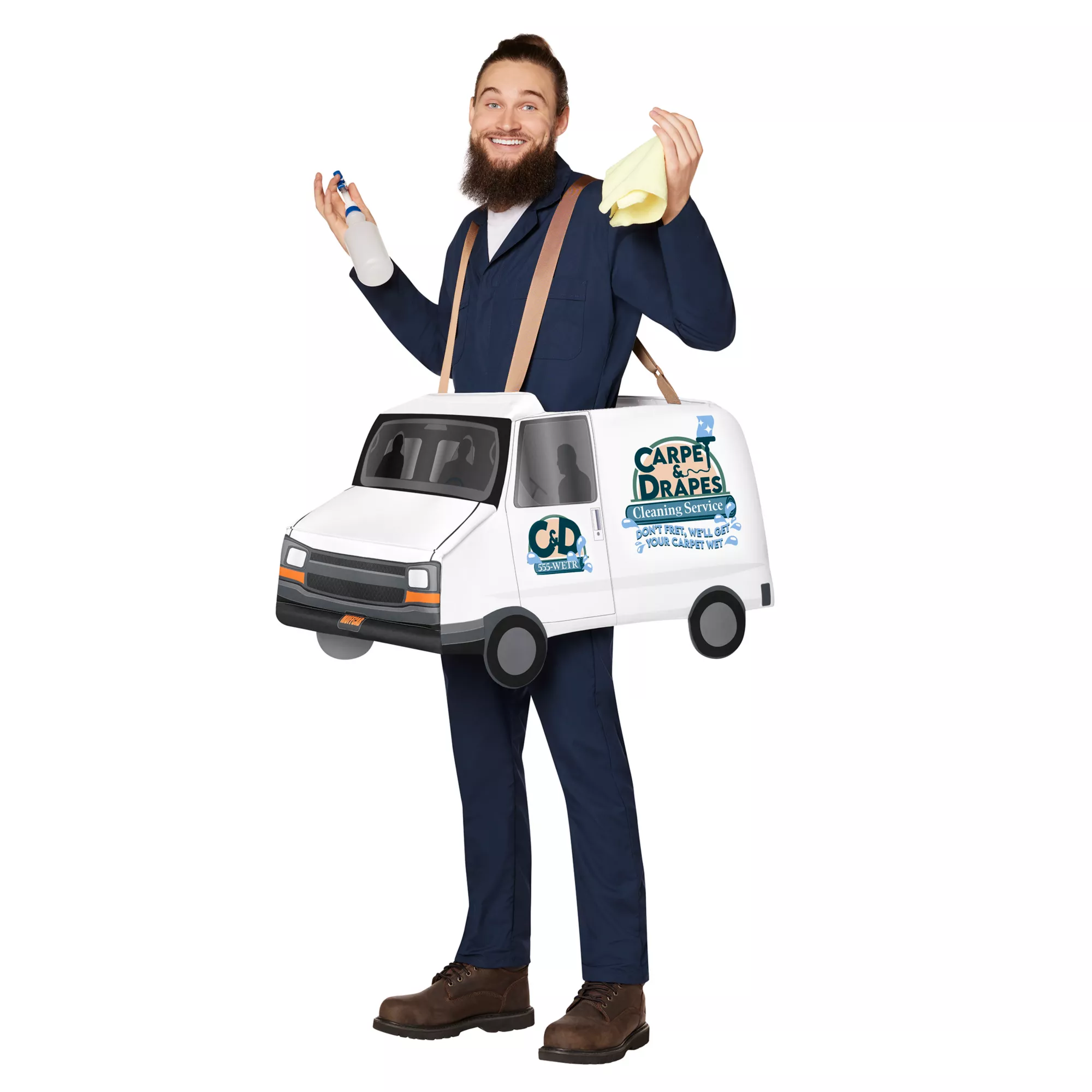 Adult Carpet Cleaning Van Ride-Along Costume at Spencer's