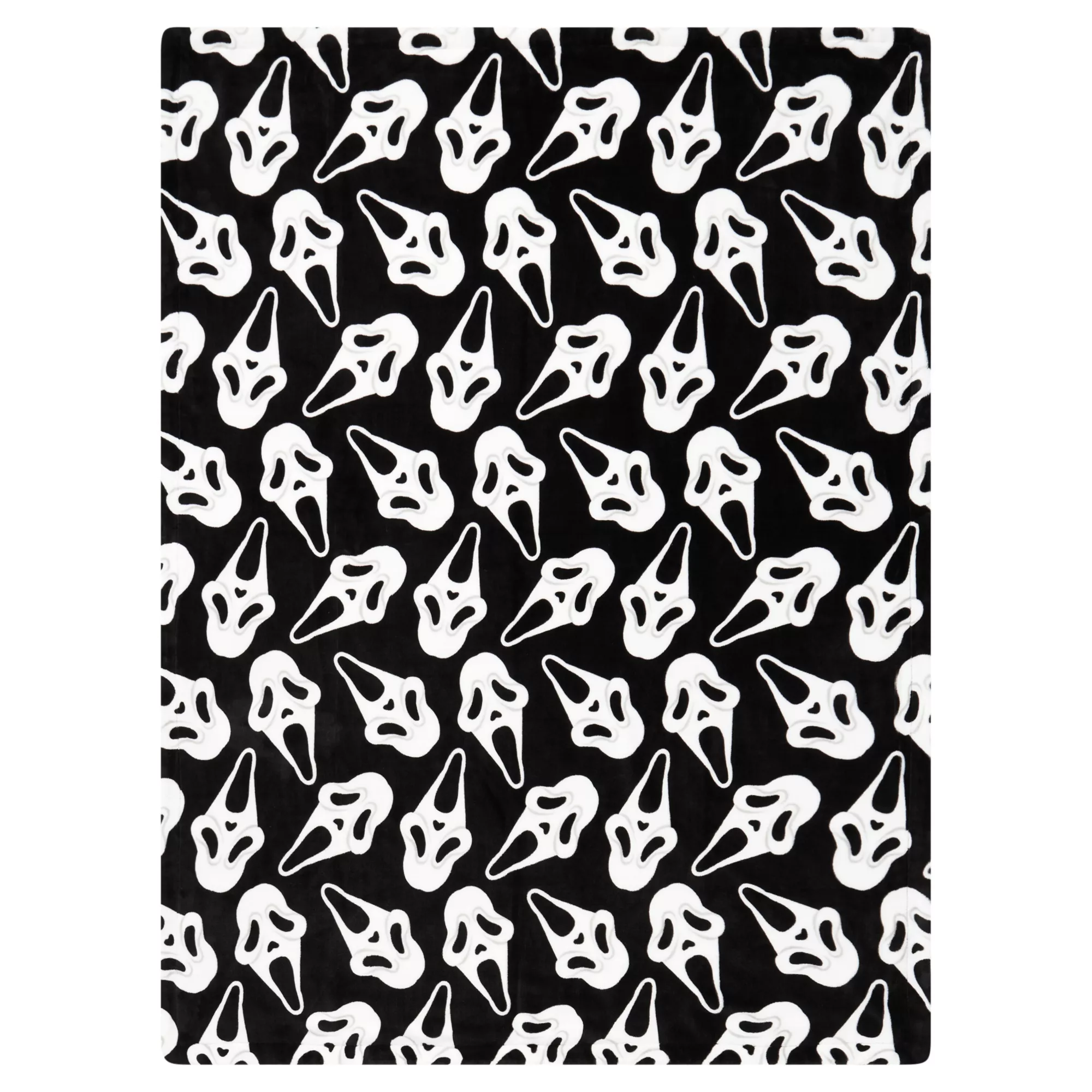 Ghost Face Reversible Fleece Blanket at Spencer's