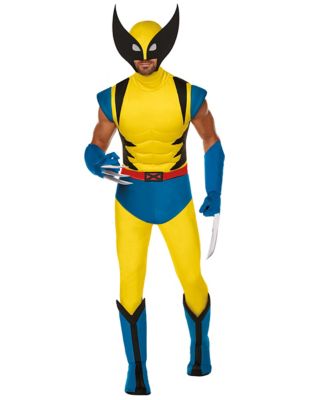  Marvel X-Men Wolverine Classic Retro Costume T-Shirt : Clothing,  Shoes & Jewelry