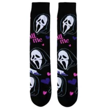 Ghost Face Crew Socks - 2 Pack at Spencer's