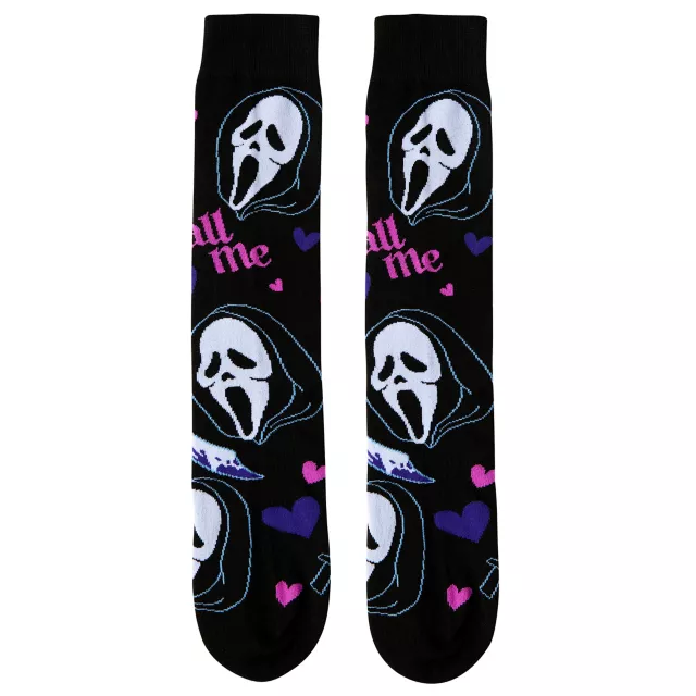 Ghost Face Crew Socks - 2 Pack at Spencer's