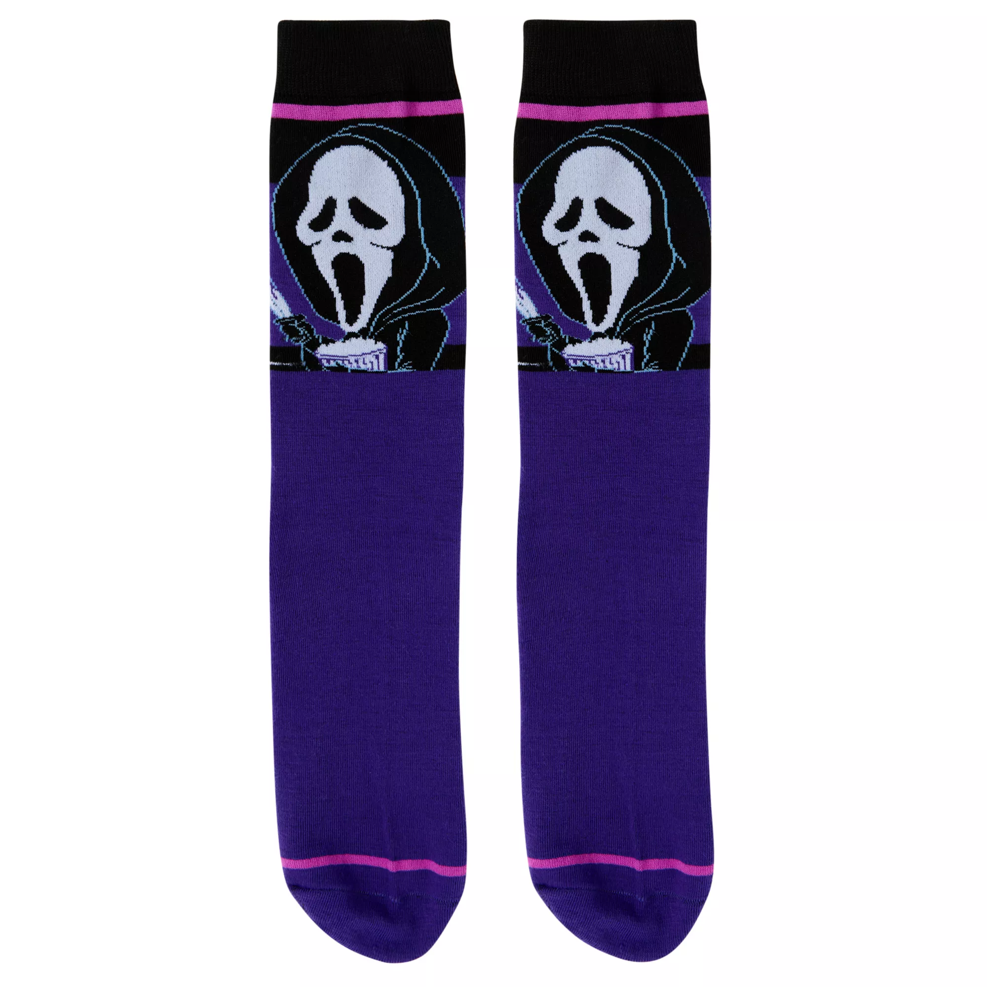 Ghost Face Crew Socks - 2 Pack at Spencer's