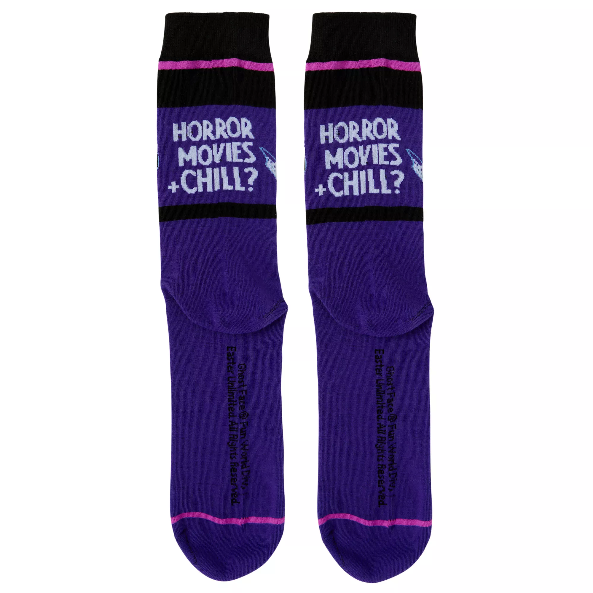 Ghost Face Crew Socks - 2 Pack at Spencer's