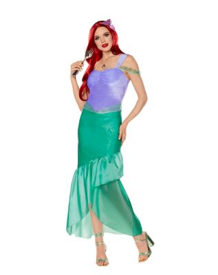 Disney Pink Dress Ariel Adult Costume