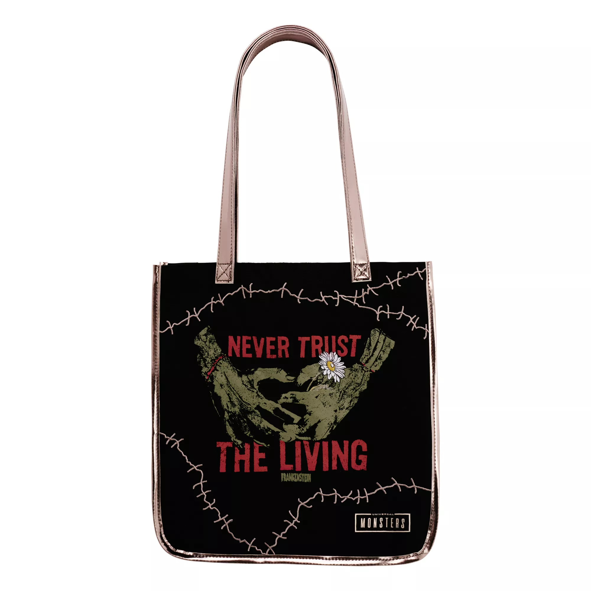 Never Trust the Living Tote Bag - Universal Monsters at Spirit Halloween