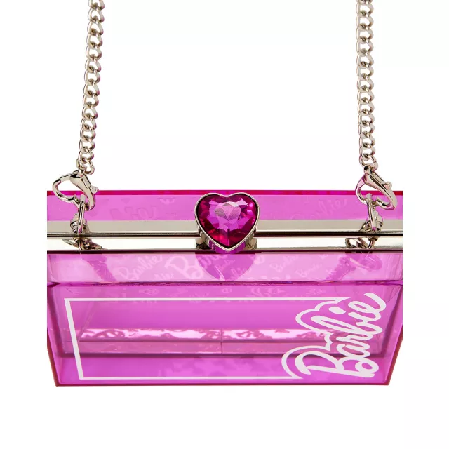 Barbie clear purse with high quality chain