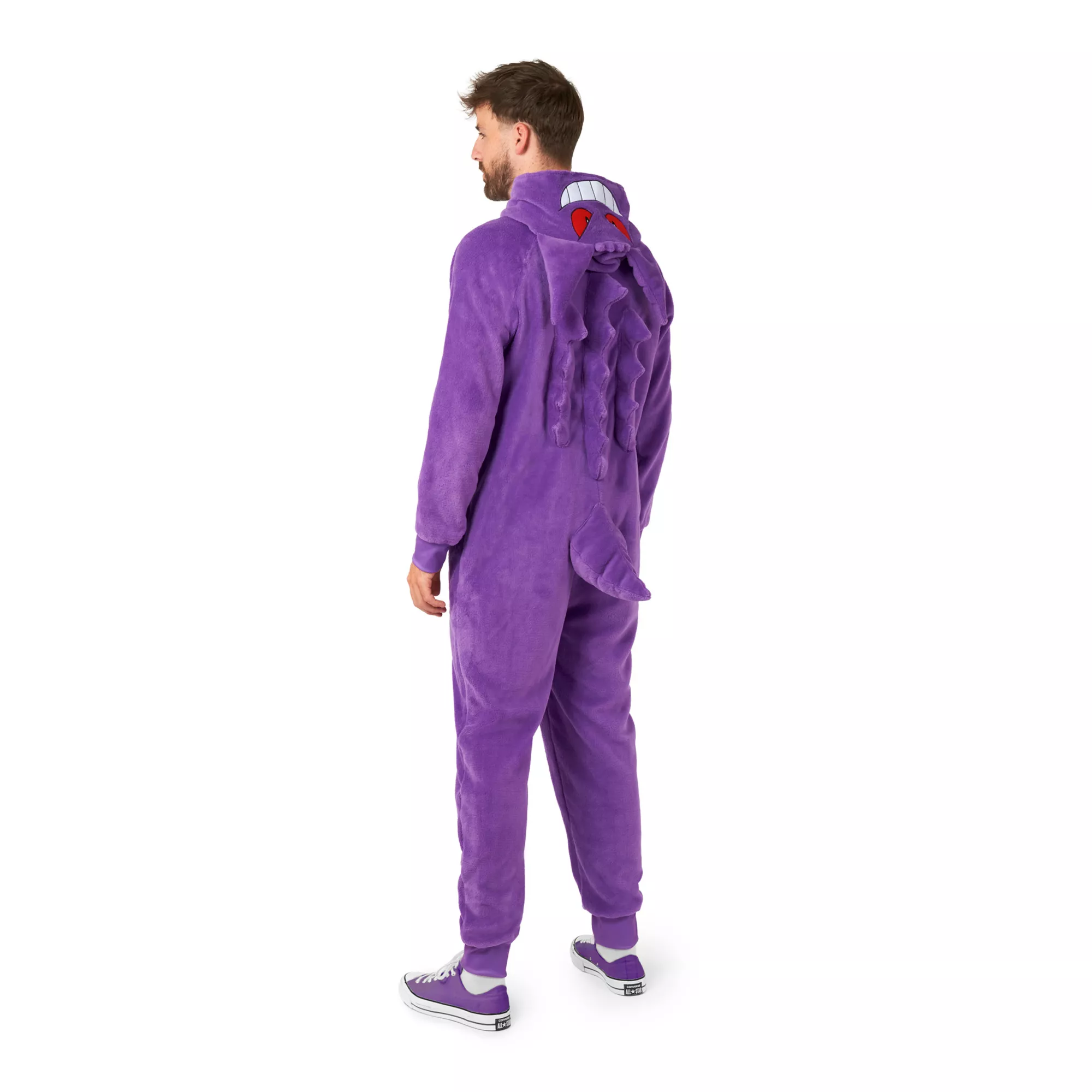 Adult Gengar Hooded Jumpsuit Costume - Pokémon at Spencer's