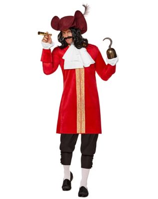 Disney Store Captain Hook Costume Pirate Hat With Feather Child