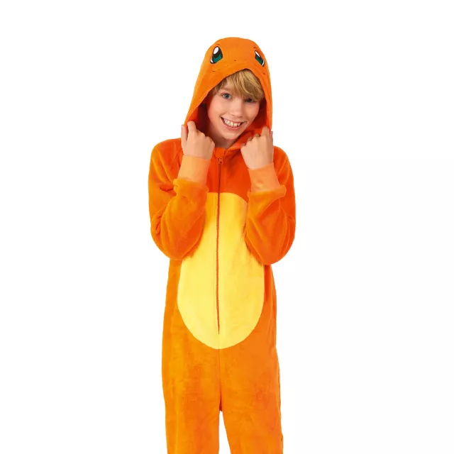 Kids Hooded Charmander Jumpsuit - Pokémon at Spirit Halloween