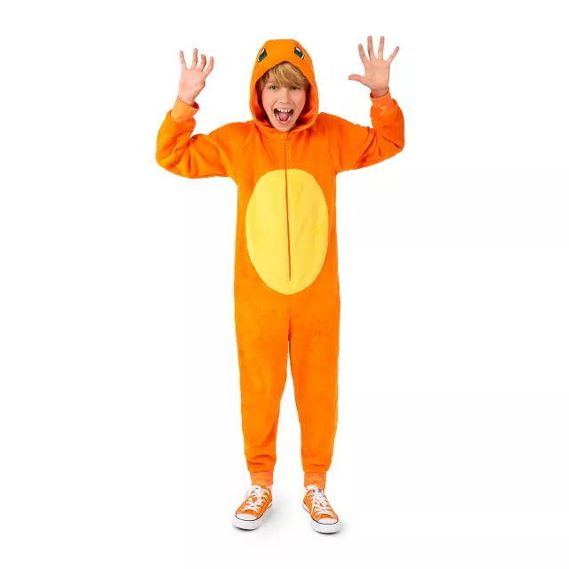 Kids Hooded Charmander Jumpsuit - Pokémon at Spirit Halloween