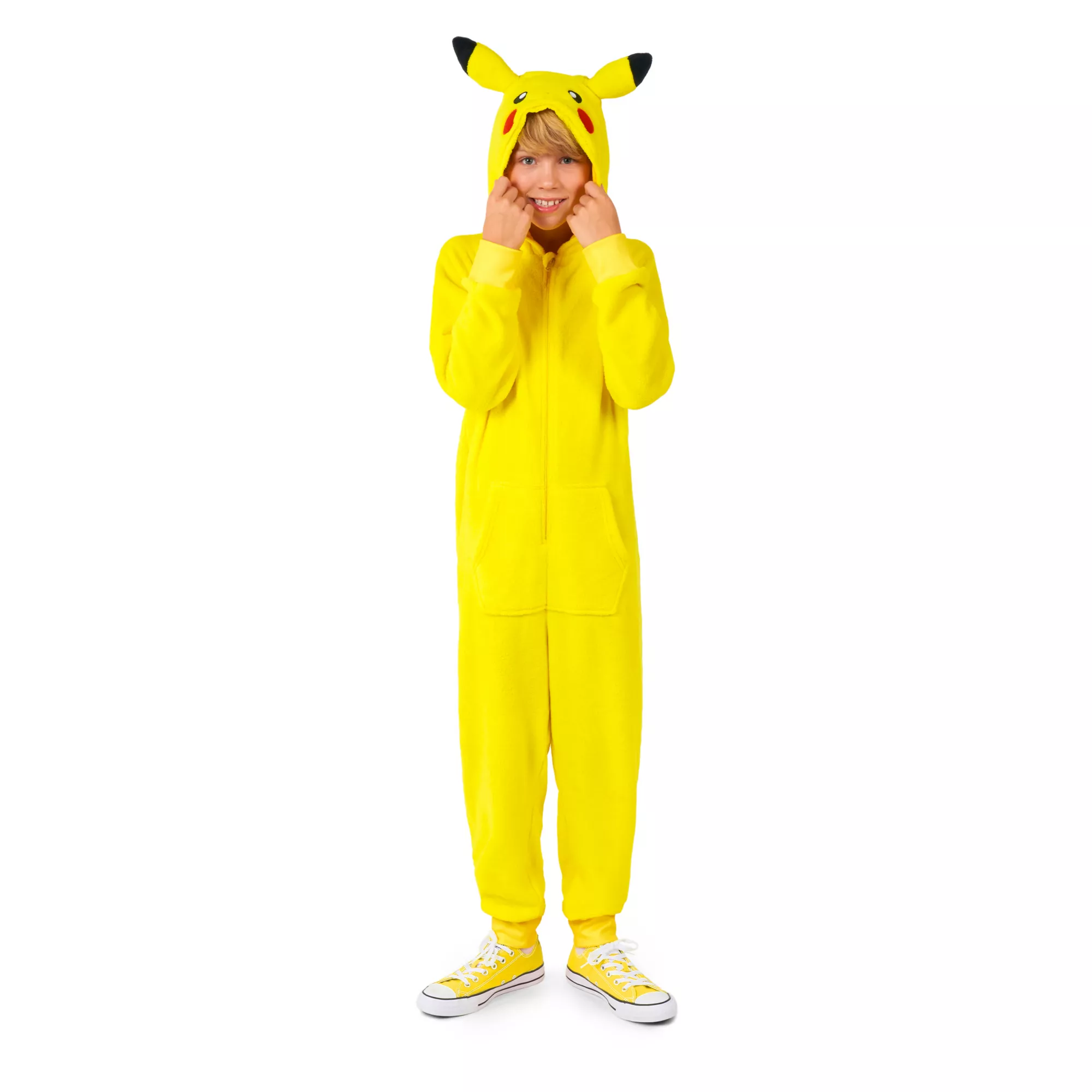 Kids Hooded Pikachu Jumpsuit - Pokémon at Spirit Halloween
