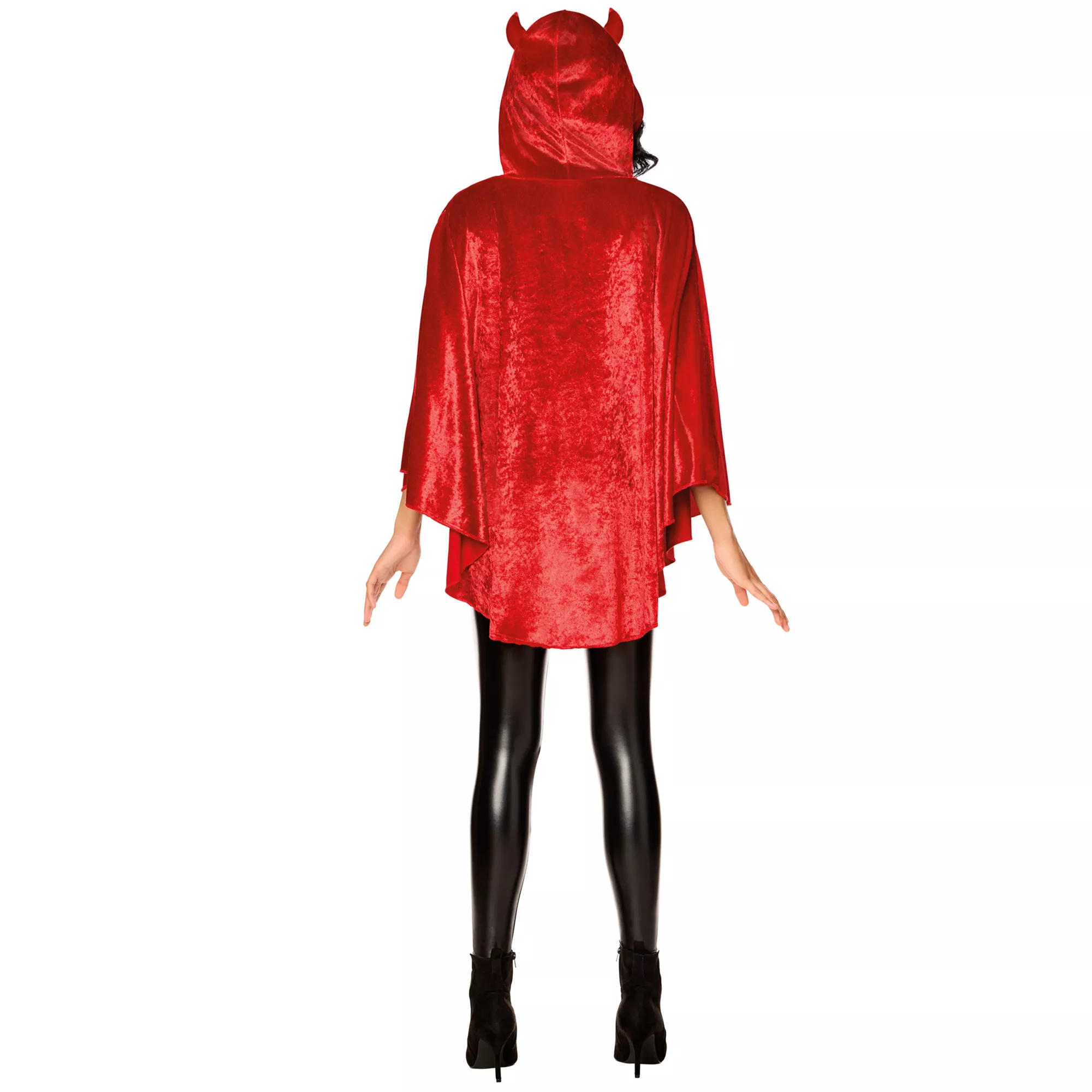 Adult Red Devil Poncho at Spirit Halloween