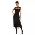Black Layered Tulle Skirt at Spencer's
