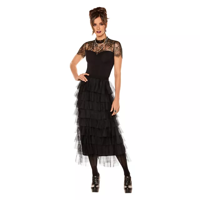 Black Layered Tulle Skirt Spirithalloween