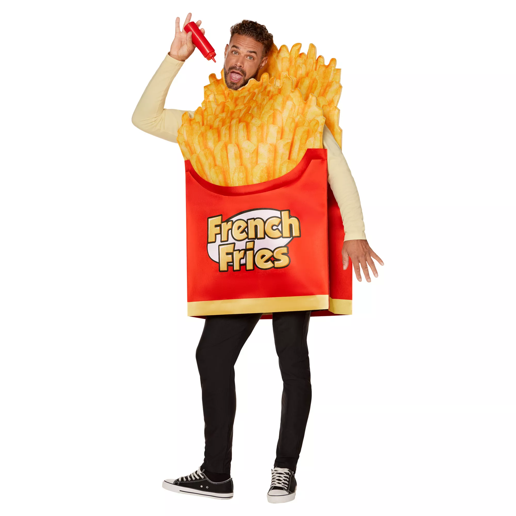 Adult French Fries Costume at Spirit Halloween