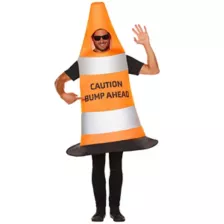 Adult Traffic Cone Costume at Spirit Halloween