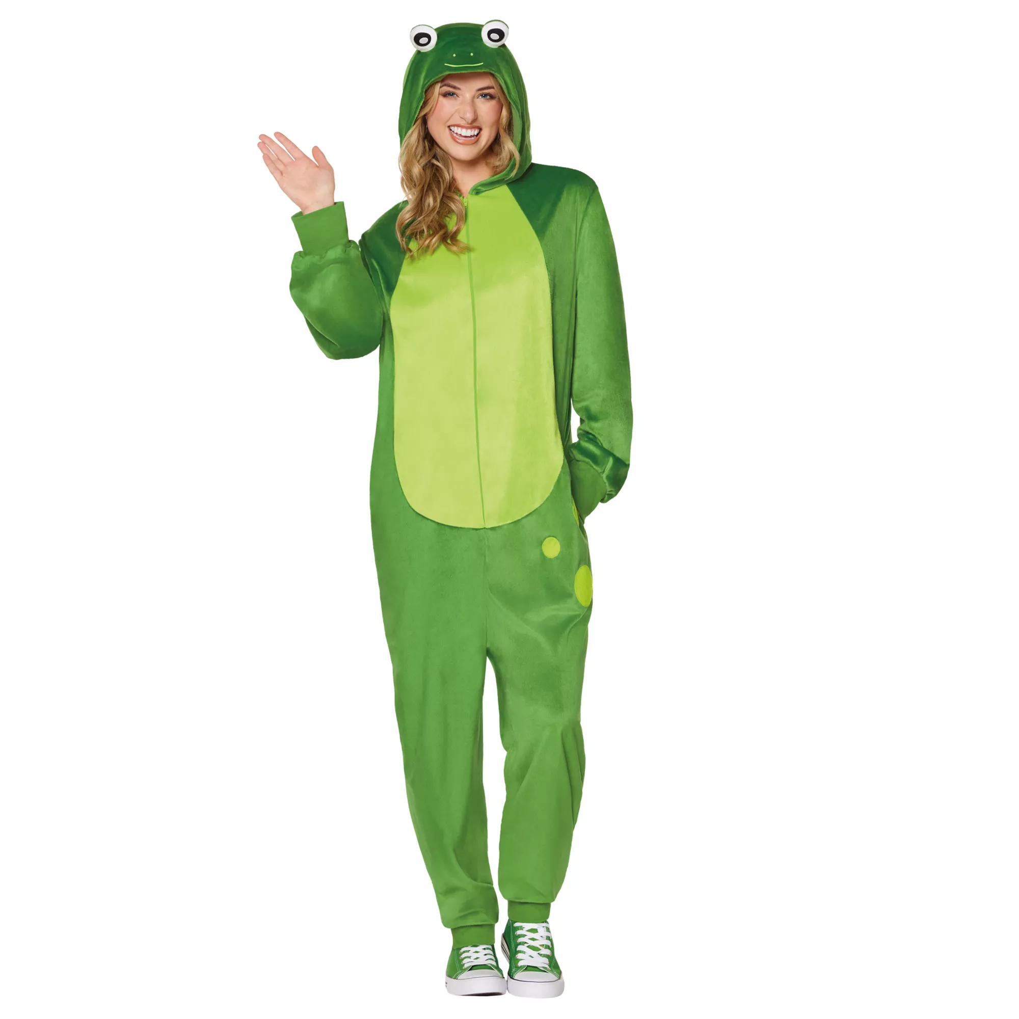 Adult Frog Jumpsuit Costume at Spencer's