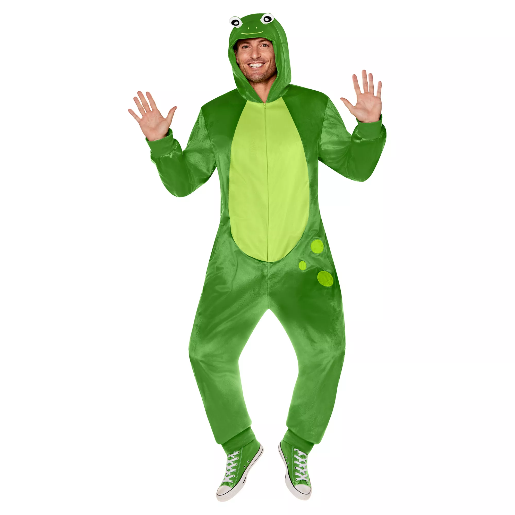 Adult Frog Jumpsuit Costume at Spencer's