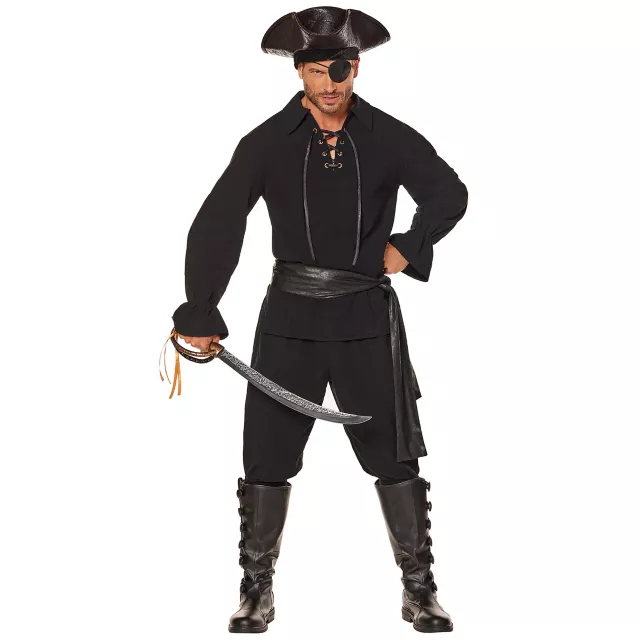 Pirate Shirt Black Adult Pirate Shirt Black Adult