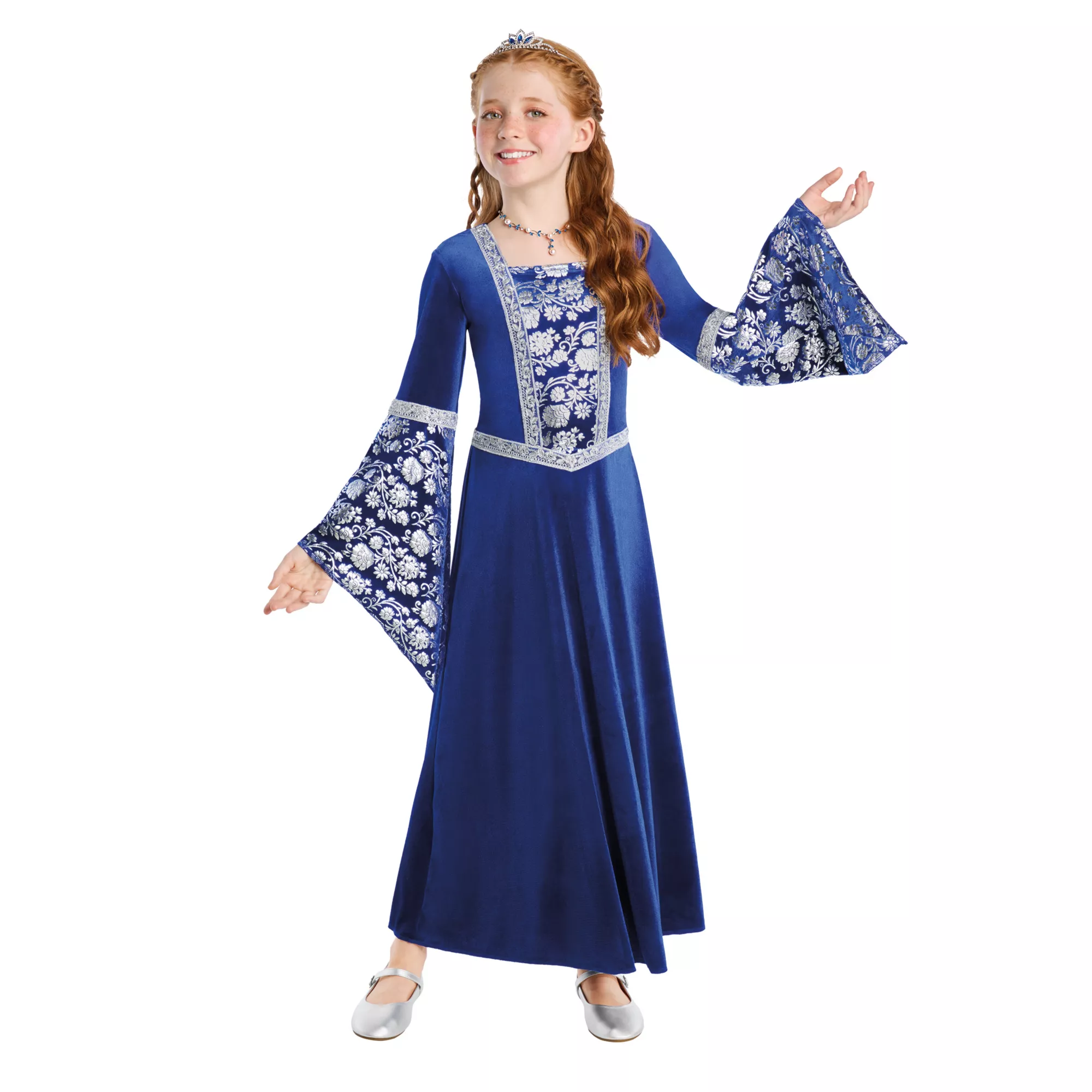 Kids Blue Medieval Dress Costume at Spirit Halloween