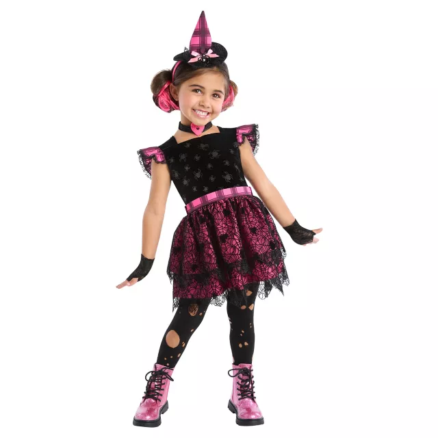 Toddler Pink Widow Witch Costume - Spirithalloween.com