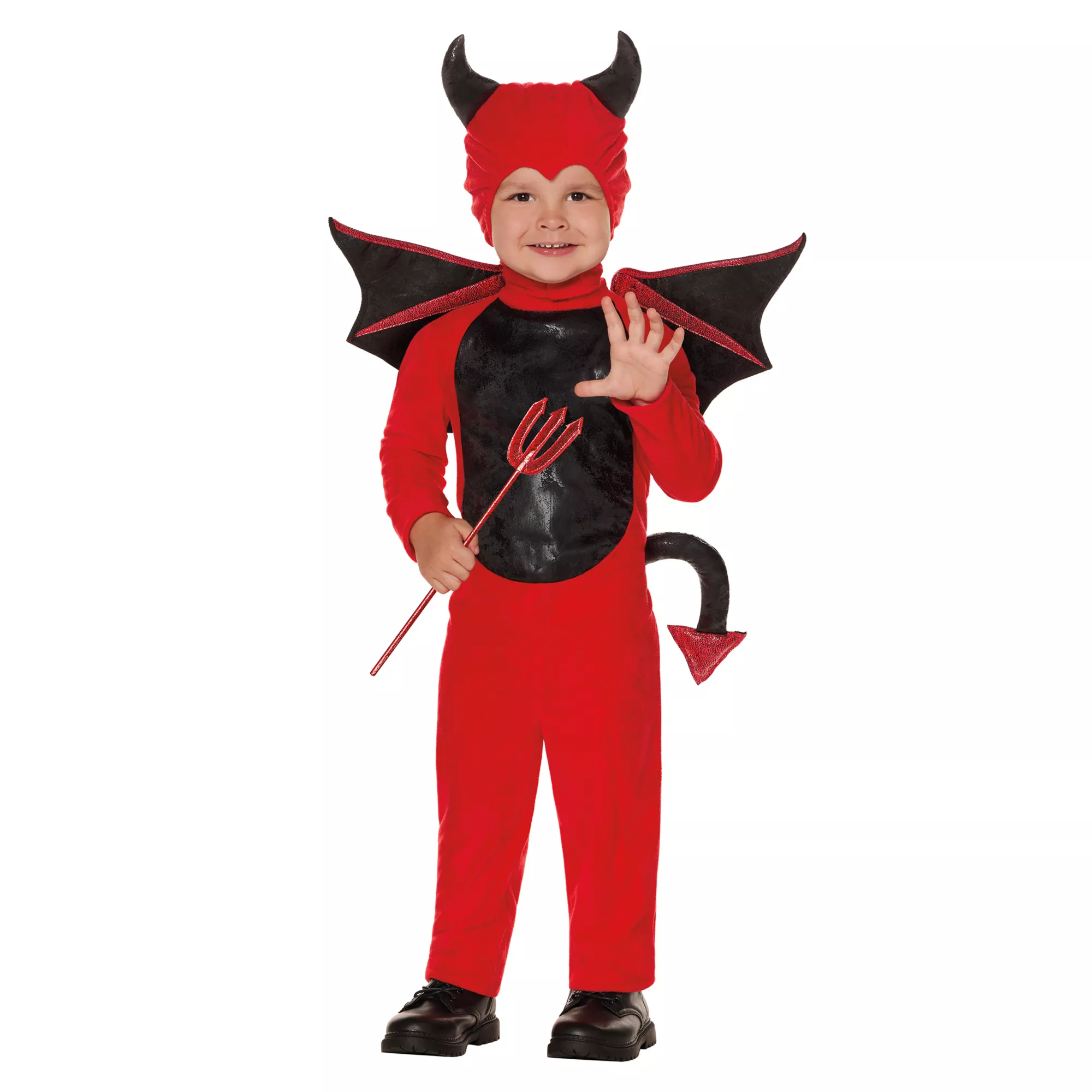 Toddler Devil Jumpsuit Costume at Spirit Halloween
