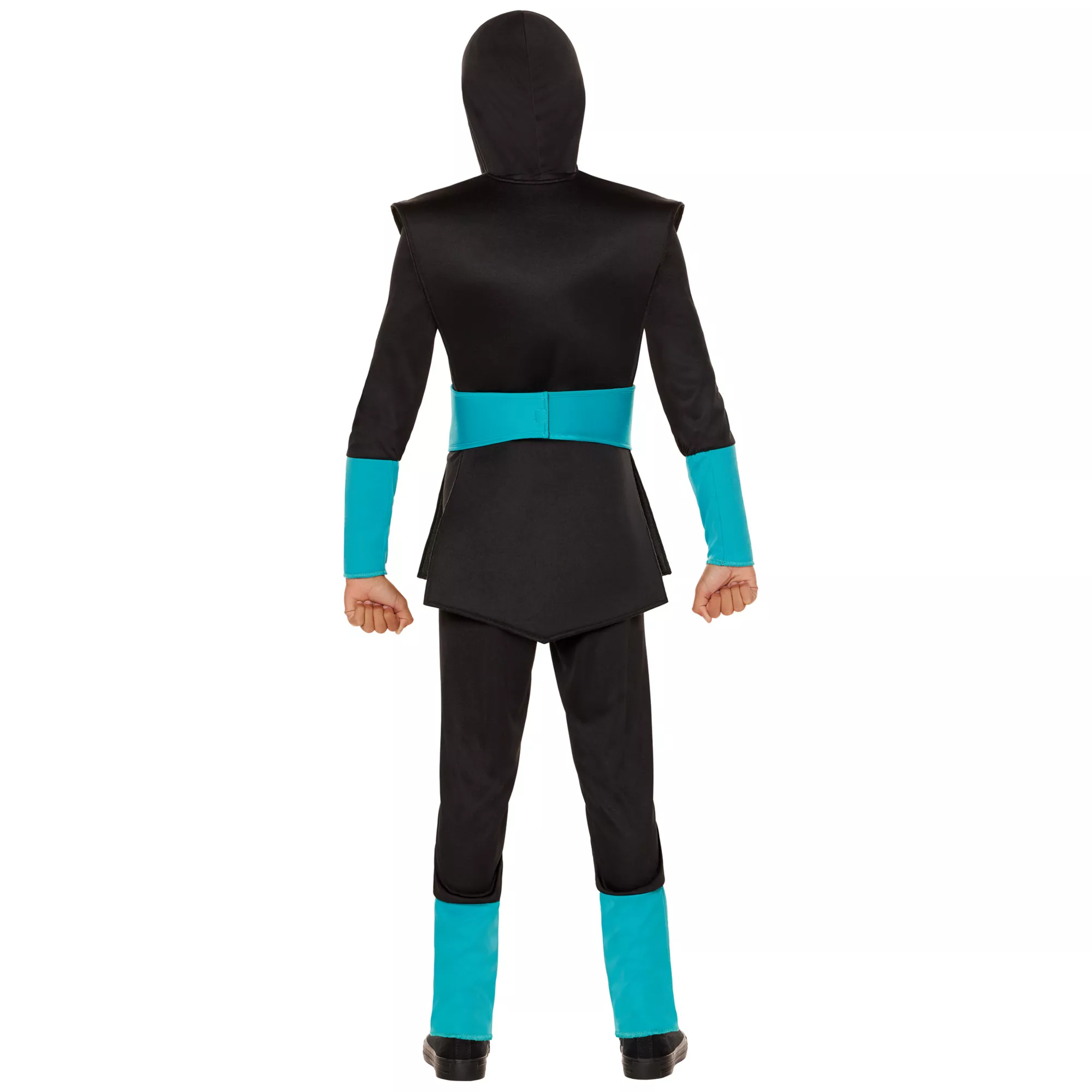 Kids Blue Light-Up EL Wire Ninja Costume at Spirit Halloween