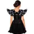 Black Light-Up Angel Wings at Spirit Halloween
