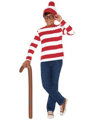 Kids Where's Waldo Costume Kit