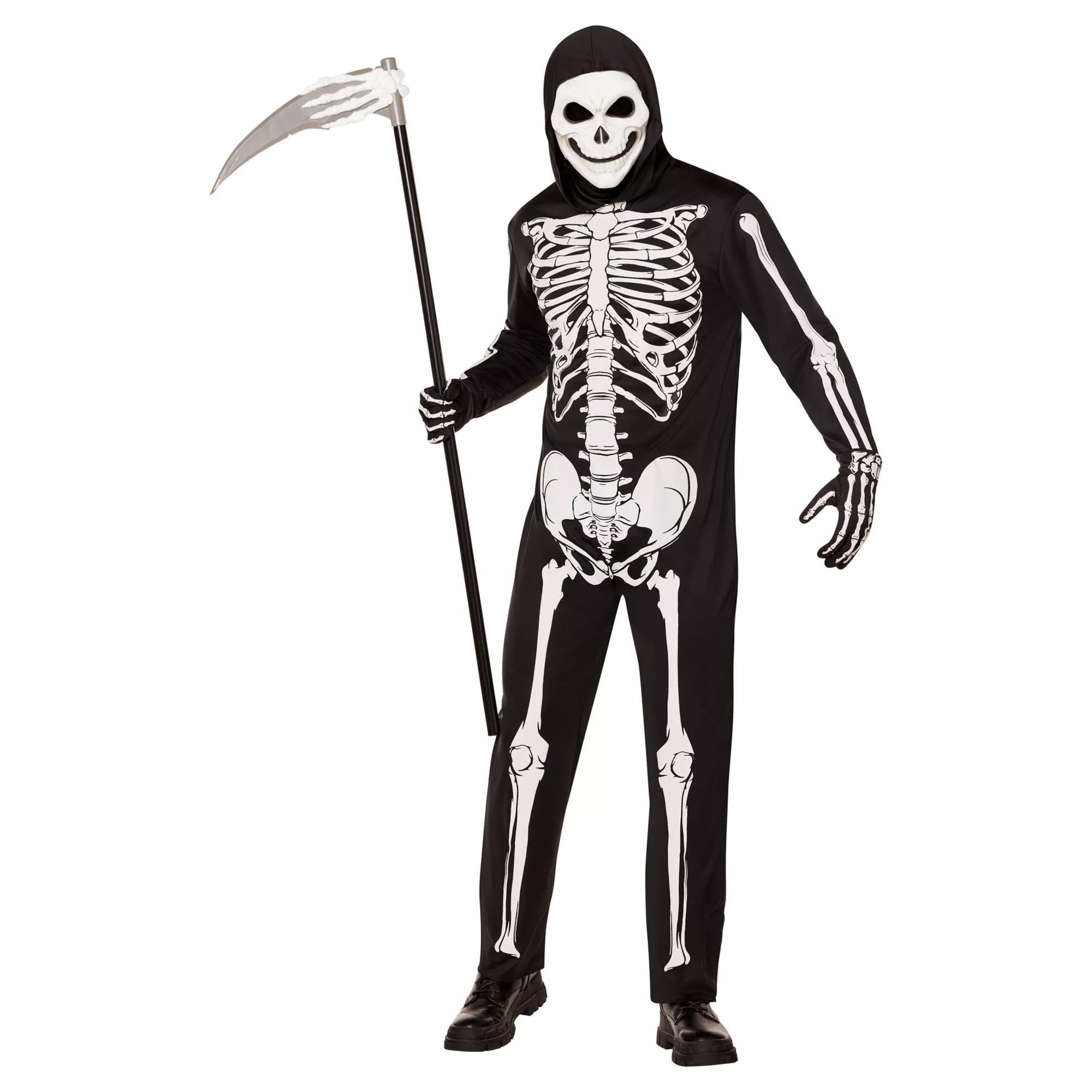 Adult Skeleton Jumpsuit at Spencer's