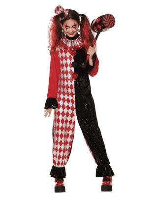 Red and black halloween shops costumes