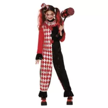 Kids Red and Black Clown Costume at Spirit Halloween