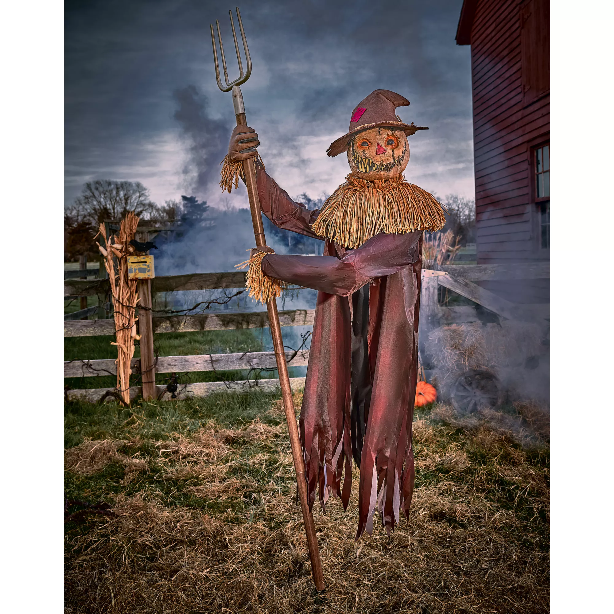 7 Ft 10 In Mack Straw Animatronic at Spirit Halloween