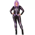 Adult Neon Skeleton Catsuit at Spirit Halloween