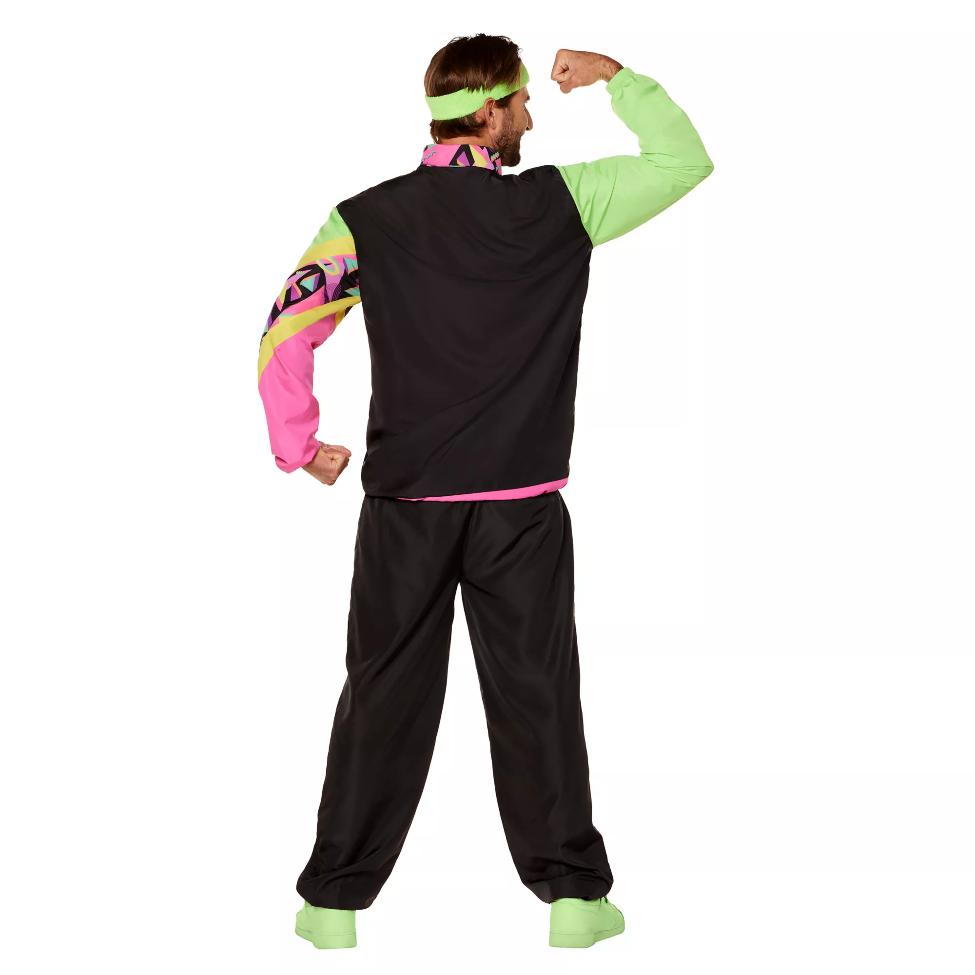 Adult 80s Neon Track Suit at Spencer's