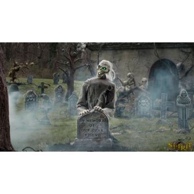 Spirit Halloween Cemetery 2024 Phantom Animatronic