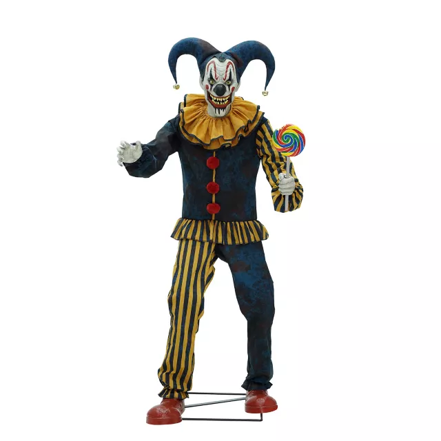 6 Ft Nibbles the Clown Animatronic at Spirit Halloween